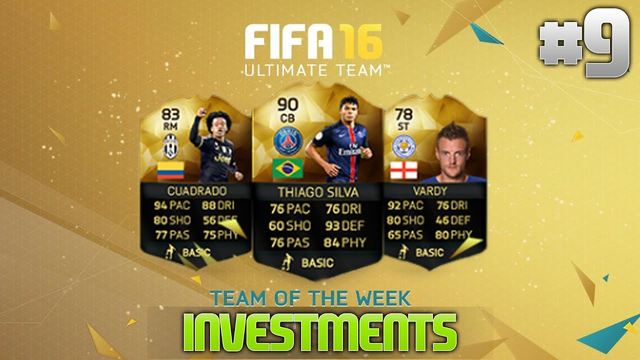 Fifa 16 Ultimate Team - Investments for TOTW 22