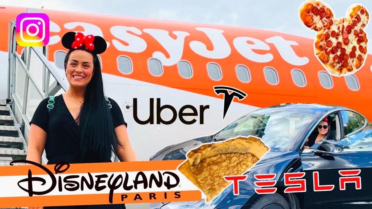 TRAVEL DAY | MANCHESTER AIRPORT to DISNEYLAND PARIS | HALLOWEEN SEASON 2022 | TESLA | EASYJET