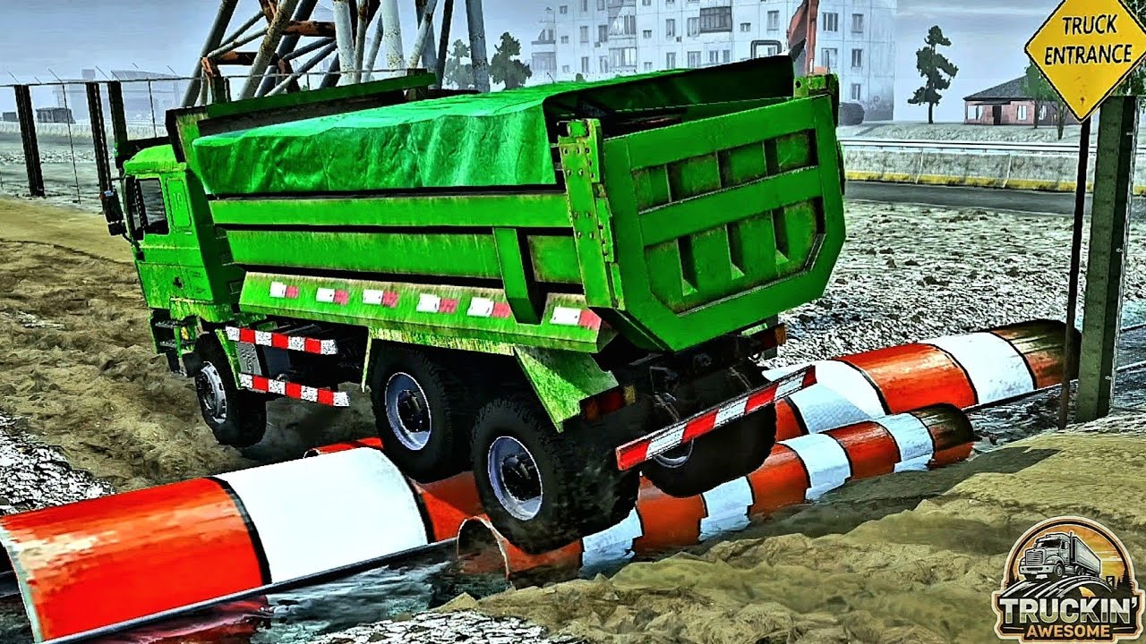 Big trucks crossing barriers | Part 6 | MudRunner