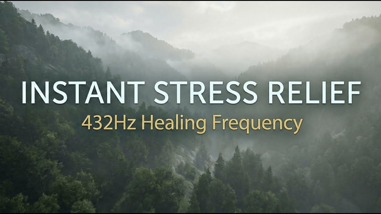 Instant Stress Relief: 432Hz Healing Frequency