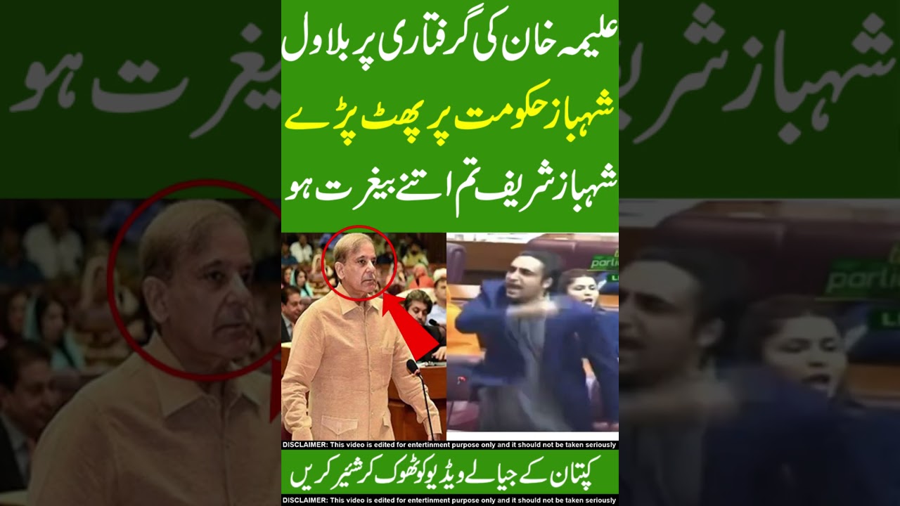 Bilawal Fire Shahbaz Shahreef😁😄 Do Share!!