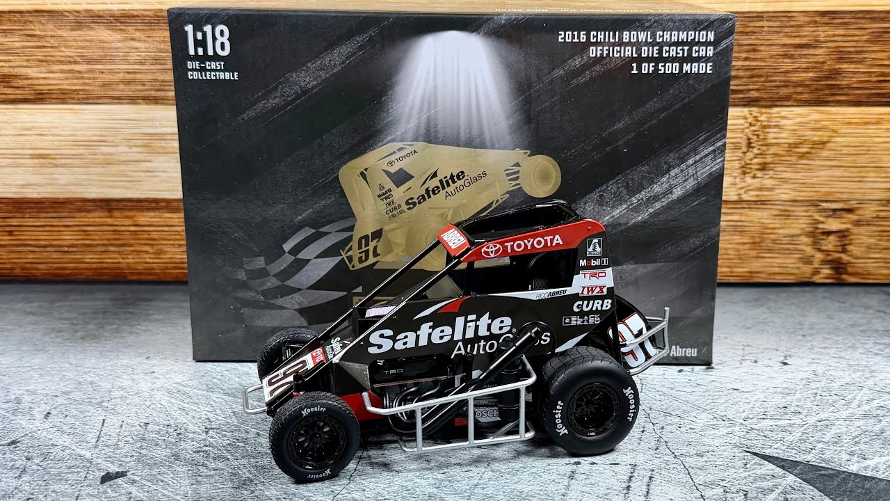 ОБЗОР: Модель гоночного автомобиля 1/18 Dirt Midget от ACME, посвященная победе Рико Абреу в Chil...