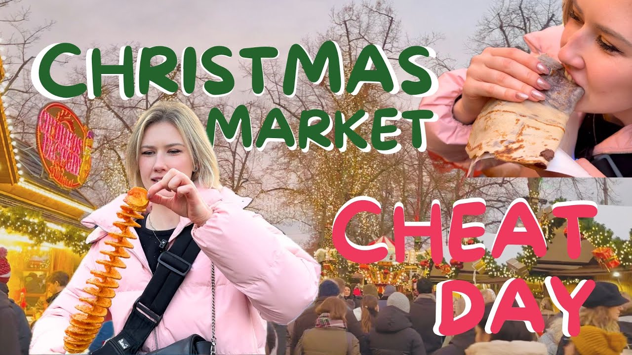 FOOD TOUR through Berlin's nicest Christmas Market 🎄🎁 | Trying EVERYTHING 🍭