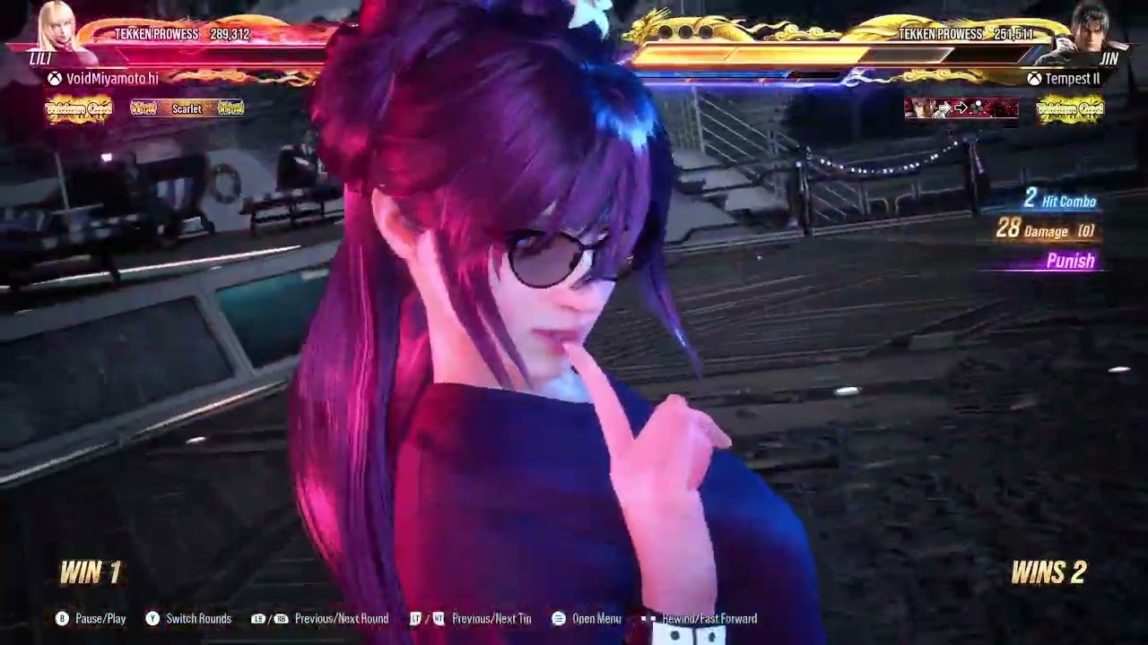 Tekken god lili vs Tekken god Jin ranked match #tekken8 #ranked #games 