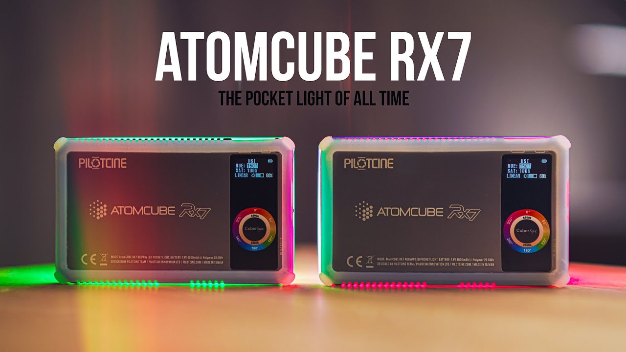 Professional RGB video pocket light - Pilotcine Atomcube RX7