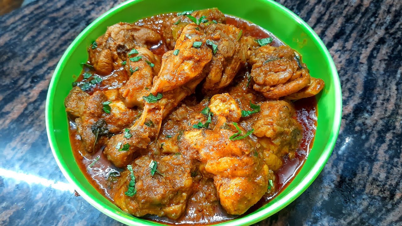 Spicy Chicken curry with poppy seeds | Chicken curry with poppy seeds | spicy chicken curry