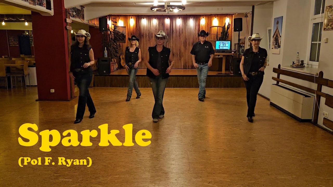 Line Dance SPARKLE (Pol F. Ryan) Teach / Dance