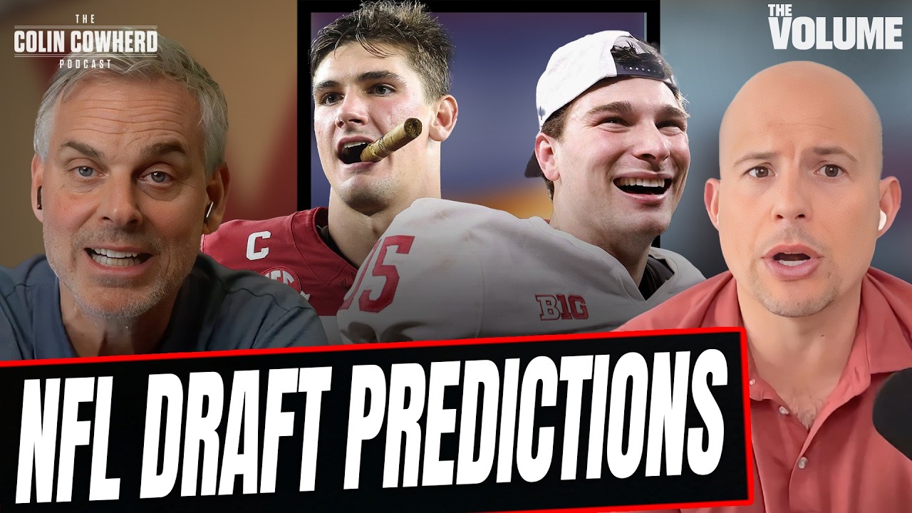 Colin Cowherd PREDICTS 2026 NFL Draft, Fernando Mendoza, Ty Simpson, Arvell Reese