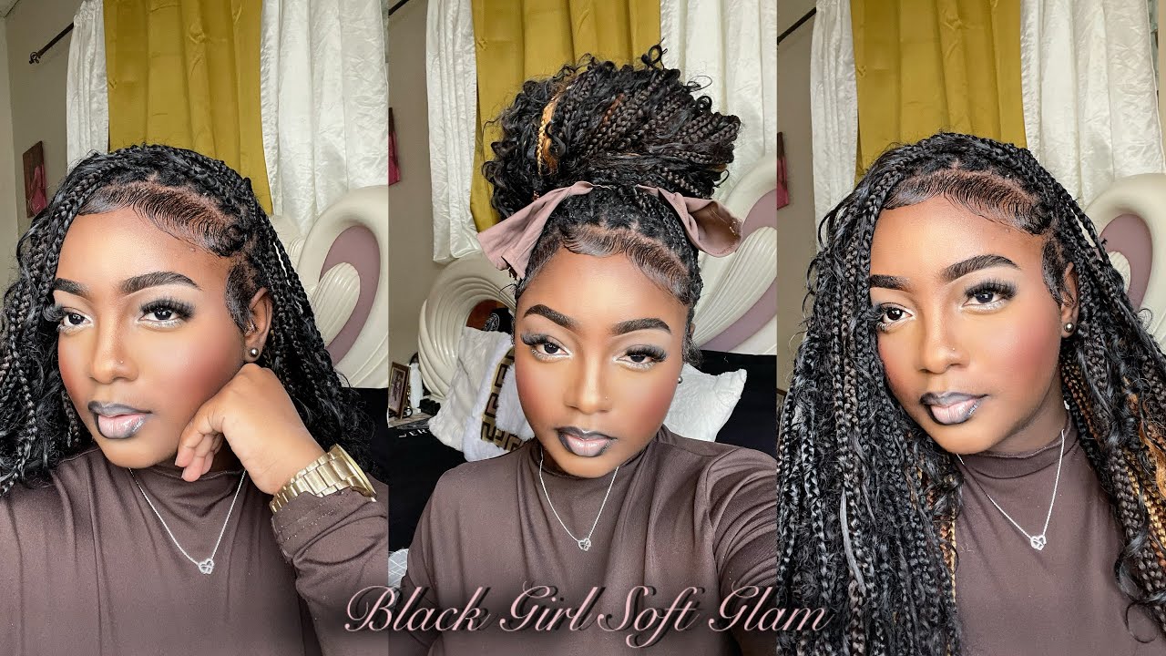 BLACK GIRL SOFT GLAM MAKEUP TUTORIAL 🎀 | 🇯🇲