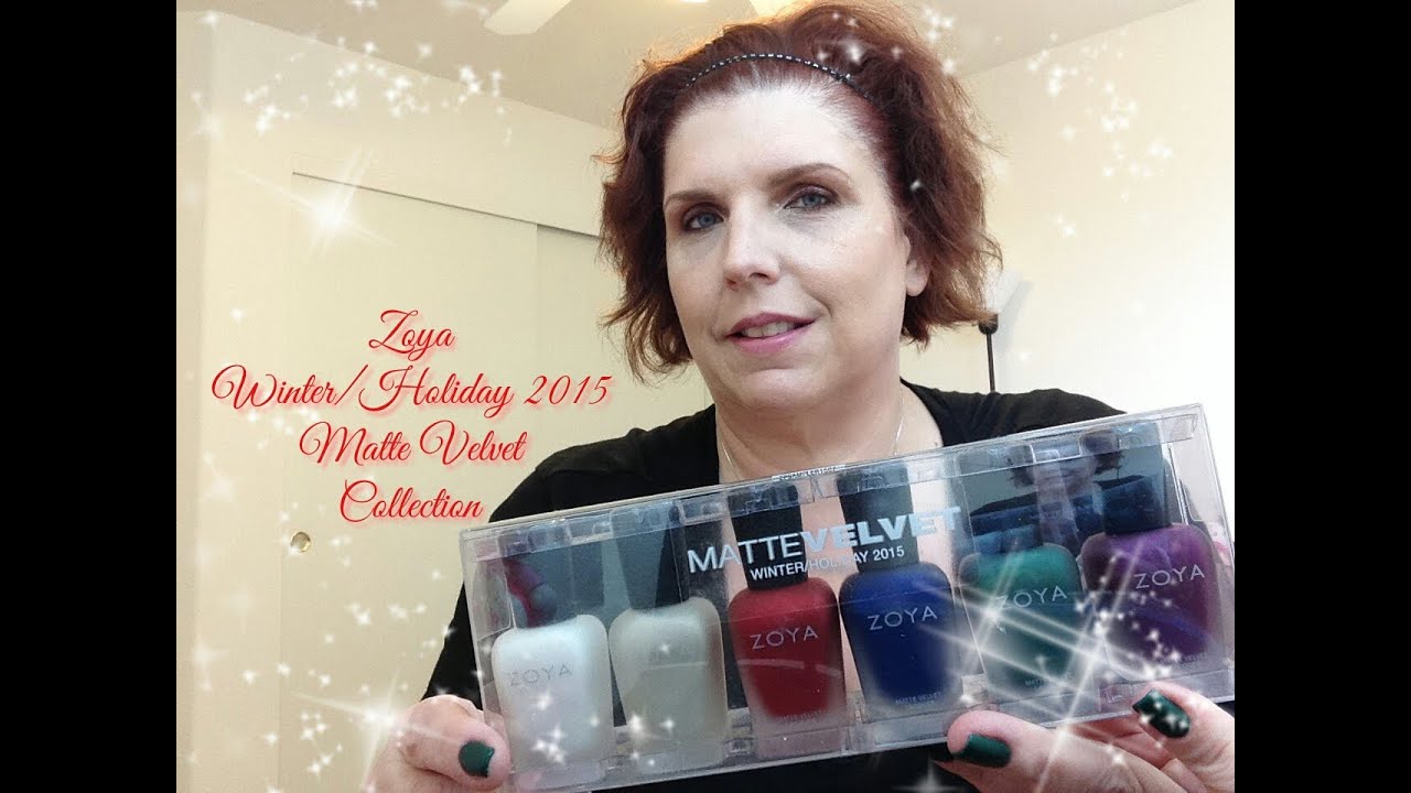 Nail Polish Haul | Zoya Matte Velvet Winter/Holiday Collection 2015