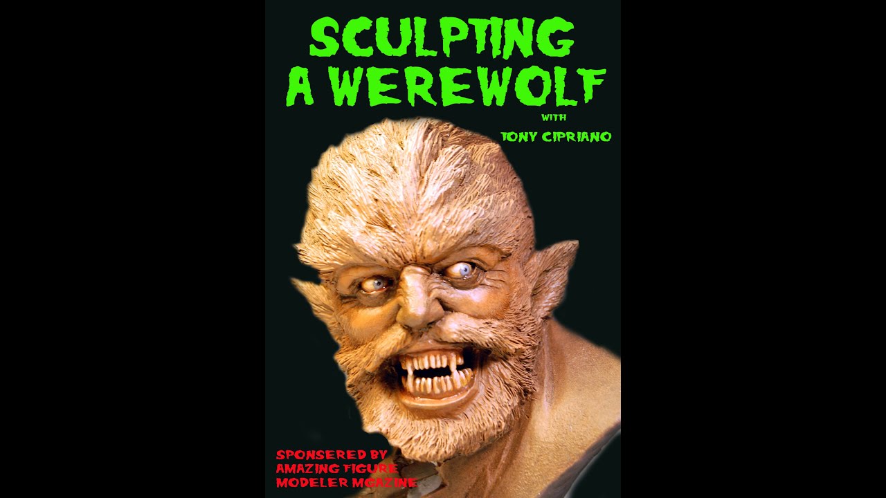 SCULPTING A WEREWOLF IN MONSTER CLAY ( and mold making )