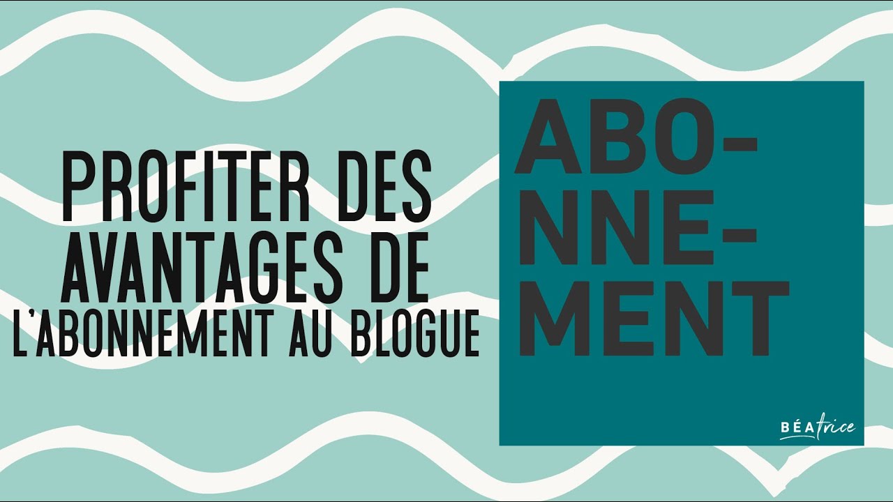 VISITER MON BLOGUE SANS PUB GRÂCE À L'ABONNEMENT