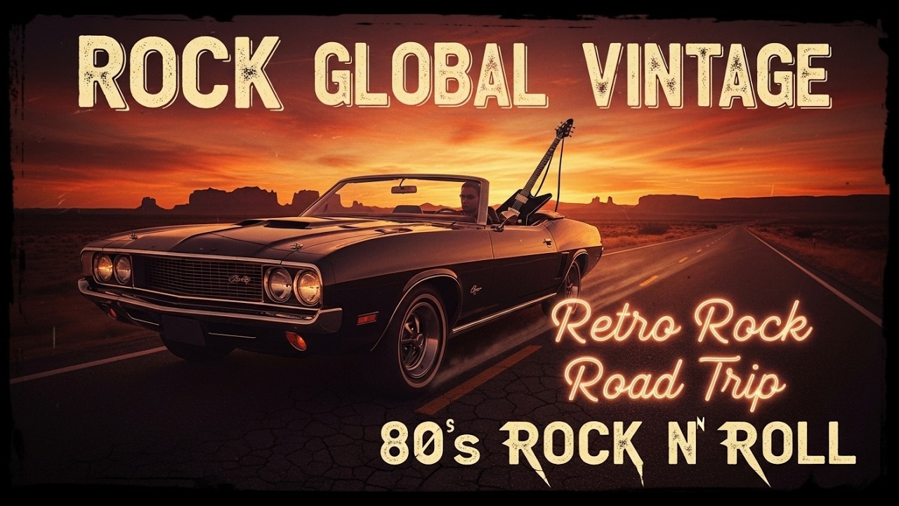 Best Rock Global Vintage 🔥 Retro Rock Road Trip 🤘 80s Rock N Roll