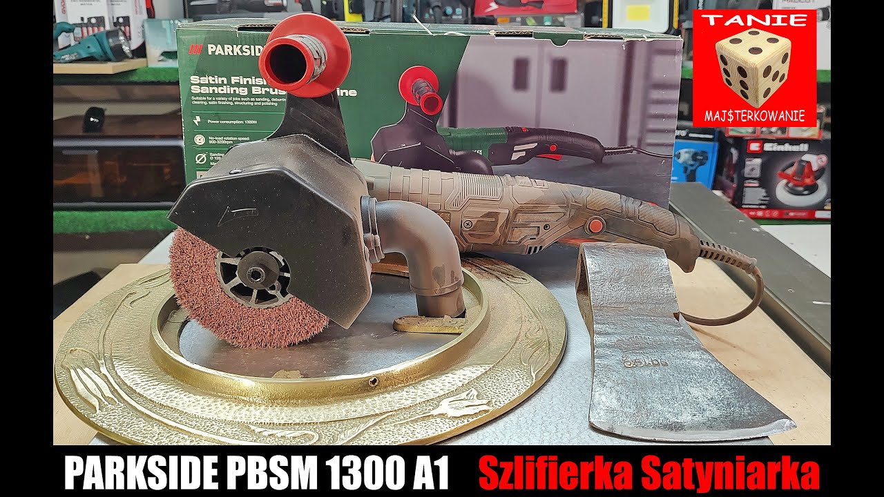 Satyniarka PARKSIDE PBSM 1300 A1 - Nowy rodzaj Szlifierki w LIDLU
