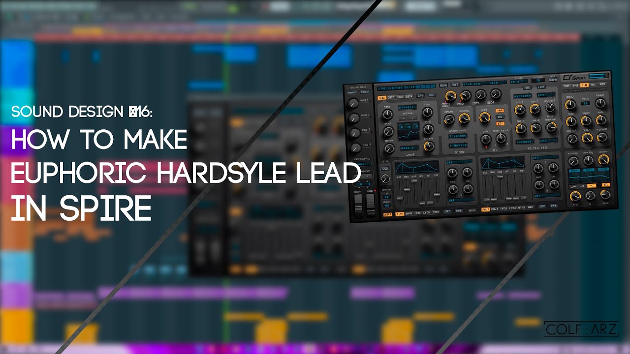Sound Design #16: Euphoric Hardstyle Lead in Spire | Free preset Download in coments