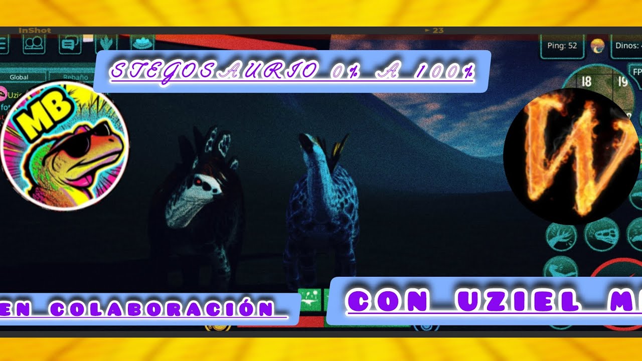 STEGOSAURIO 0% A 100% EN COLABORACIÓN CON UZIEL MB🔥✨️