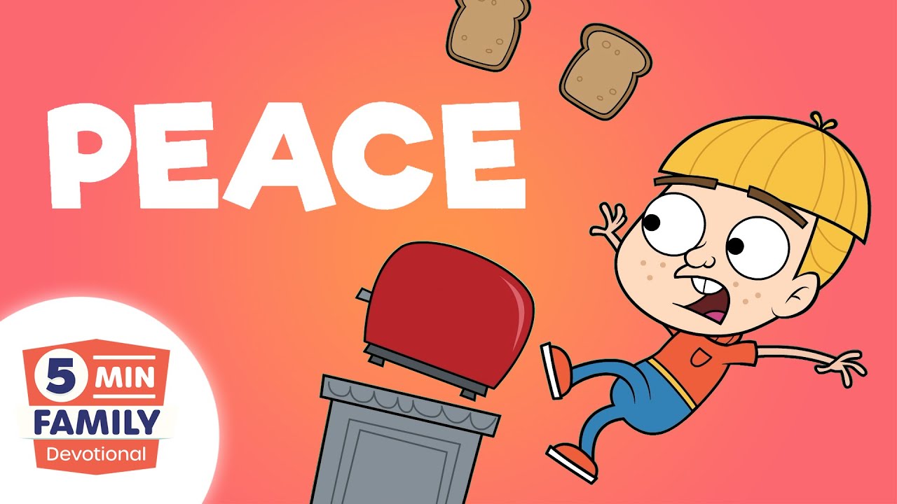 PEACE for Kids! (Fruit of the Spirit) - 5 Minute Family Devotional | Kids Bible Story