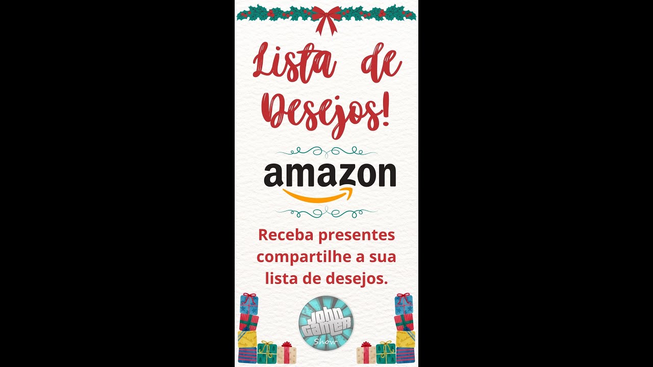 Criar Lista de Desejos/Presentes na Amazon pelo celular