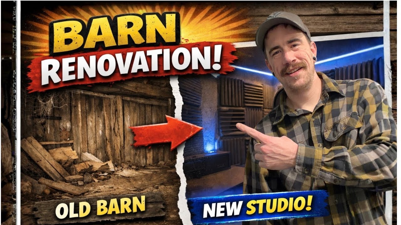 I’m Turning an Old Barn Into a Recording Studio (Part 1)