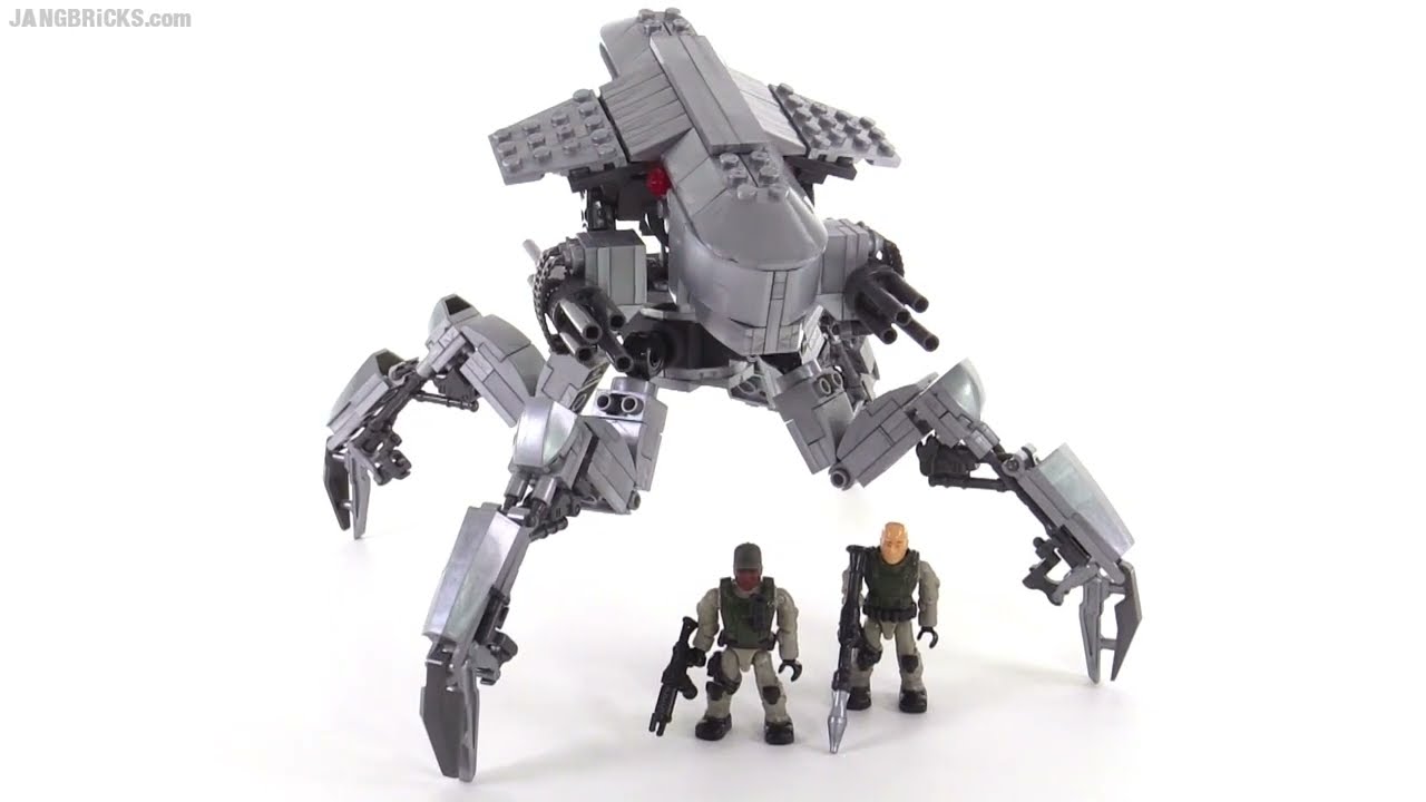 Обзор Mega Bloks Terminator: Genisys Spider Tank! 20150823
