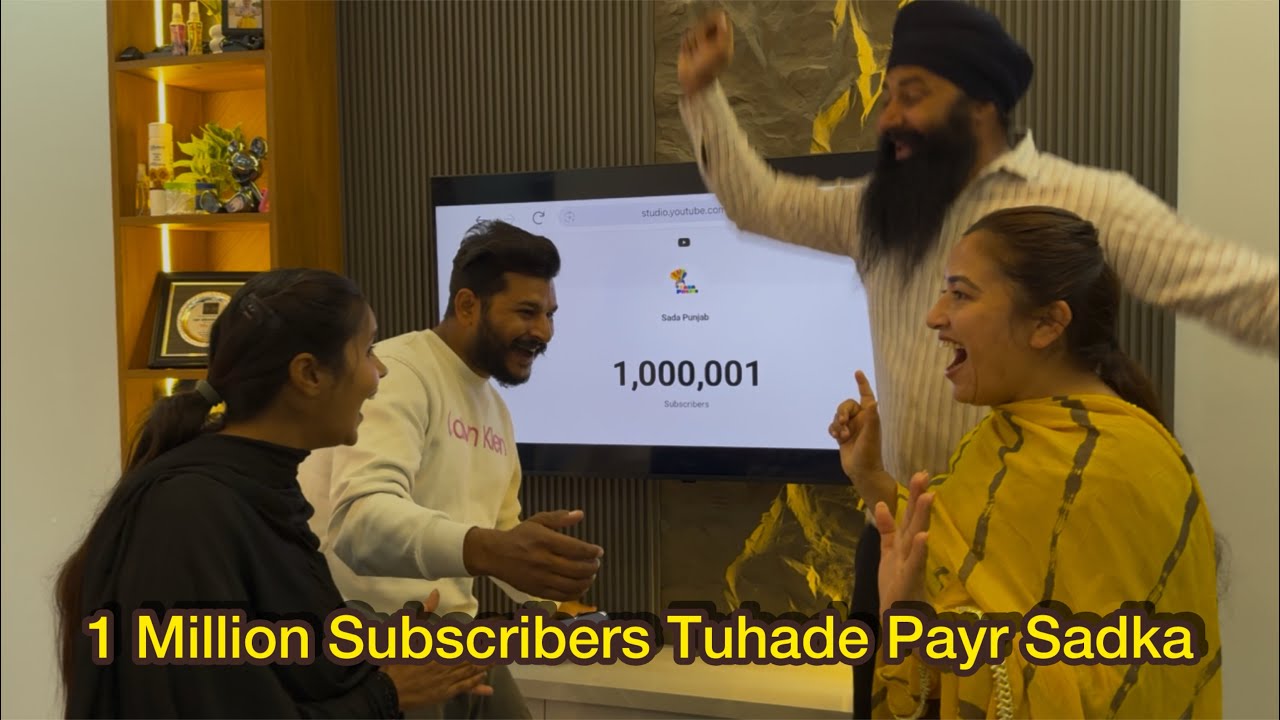 1 Million Subscribers Tuhade Kar K , Bhot Bhot Dhanwad Sare Bhen Bharawa Da 😘😘 @sadapunjab3476 
