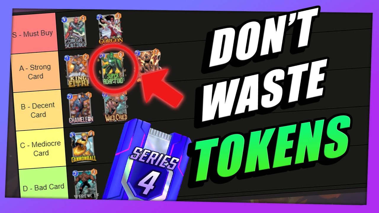 Save Your Tokens&mdash; Series 4 Tier List for 2026 | Marvel Snap