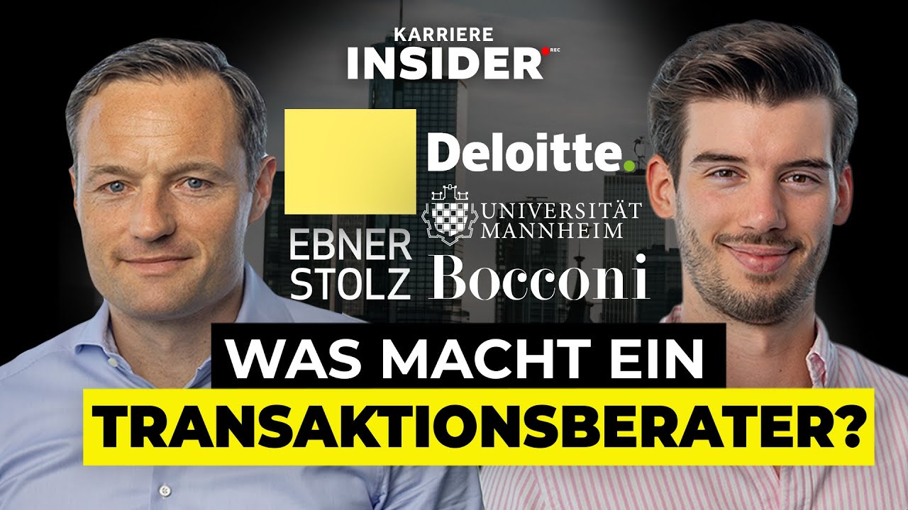 Von der Uni Mannheim zum Partner in der Transaktionsberatung bei RSM Ebner Stolz | Karriere Insider