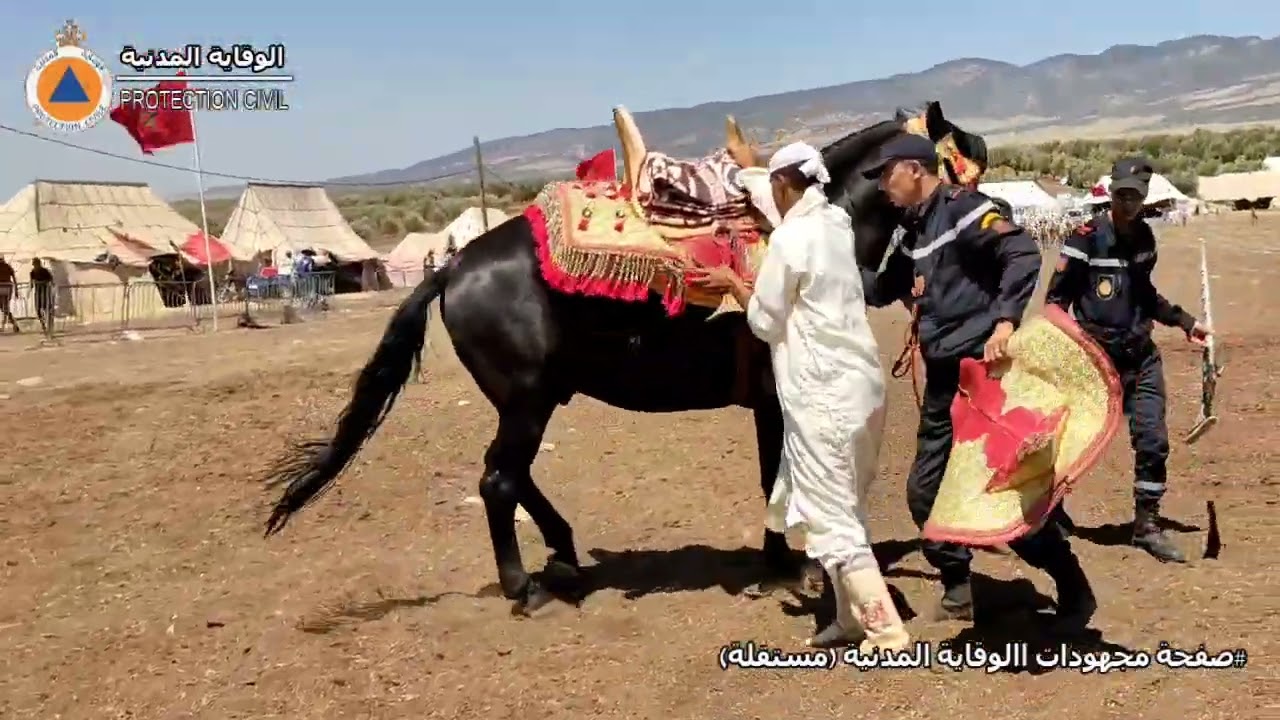 مكناس /مجهودات طاقم متميز لرجال الوقاية المدنية بمهرجان الدخيسة الوقاية المدنية