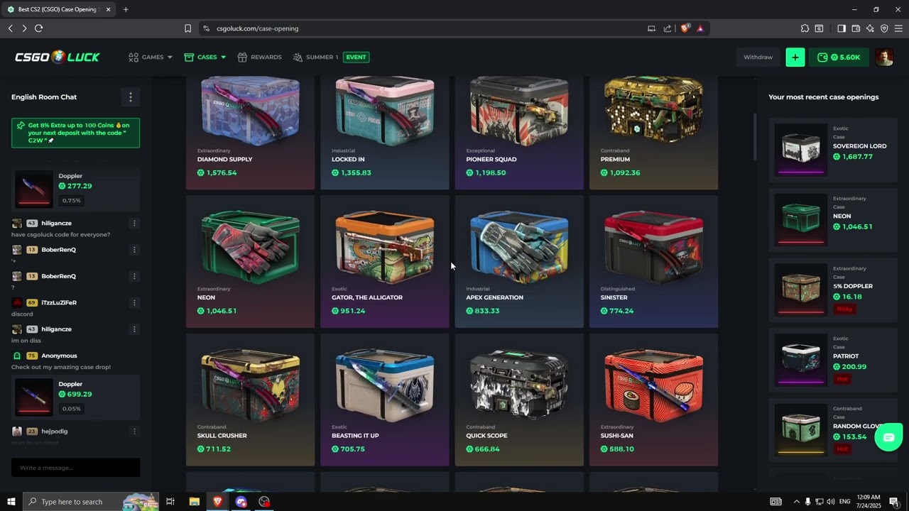 CsgoLUCK Case Opening # 8 | 10000$ Battle! + გათამაშება