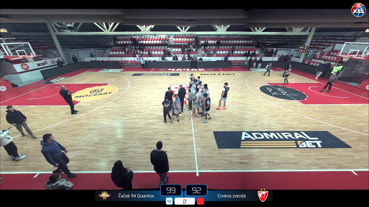 TRIGLAV KLS Čačak 94 Quantox - Crvena zvezda