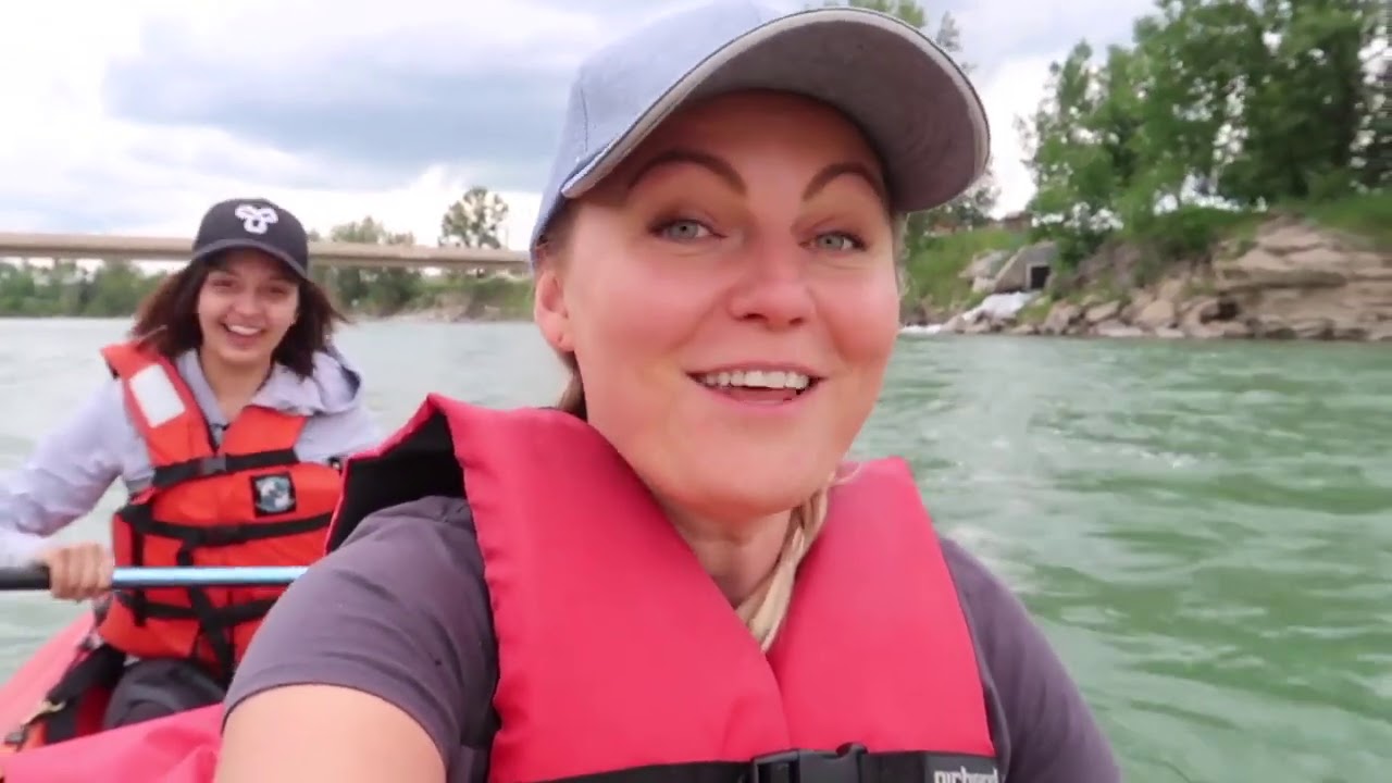 Downtown Calgary from the Bow River | Paddle Station | Calgary Rafting