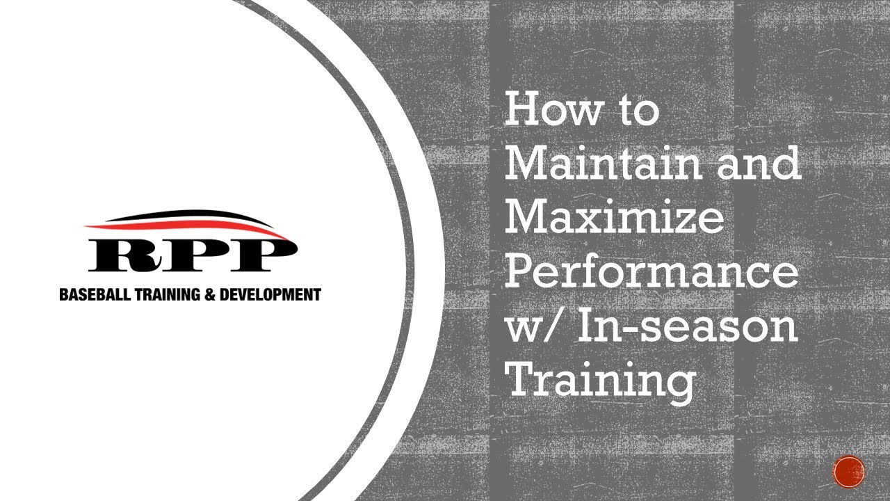 In-Season Training
