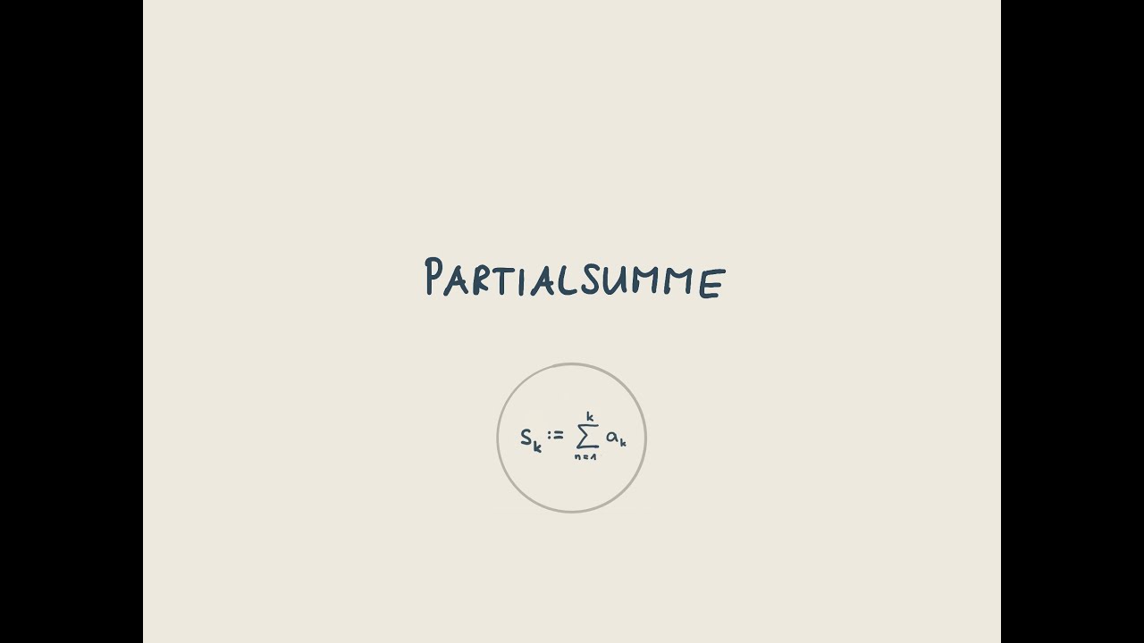 Partialsumme - Folgen - Zahlenfolgen | Folgen & Reihen * | gymer math Jorma Wassmer