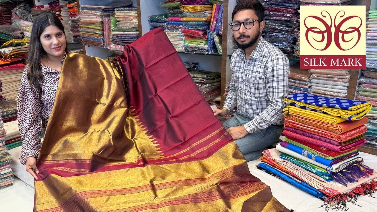 Pure Silk Saree Wholesaler in Kolkata Barabazar | Sree Ganesh Textiles | Silk Saree With Silk Mark