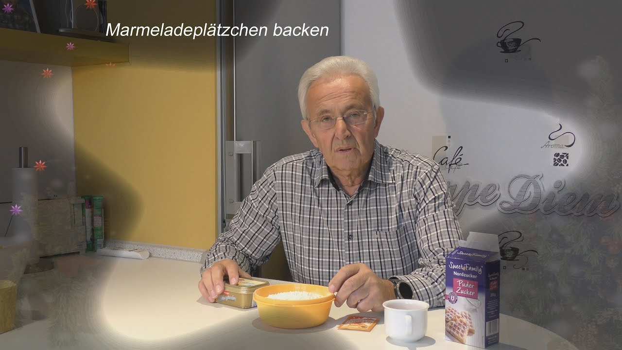 Weihnachtspl&auml;tzchen mit Marmelade in 4K, von tubehorst1