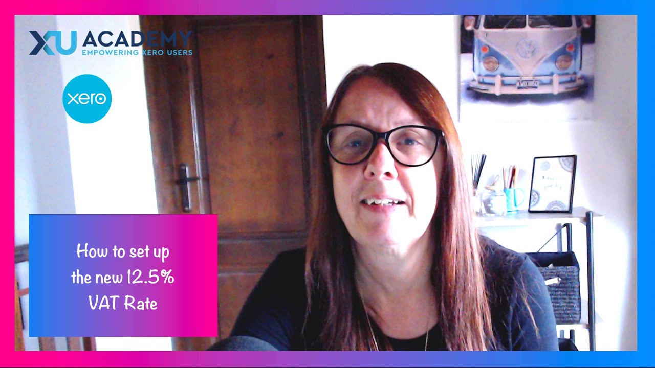 How to set up the new 12.5% VAT Rate in Xero
