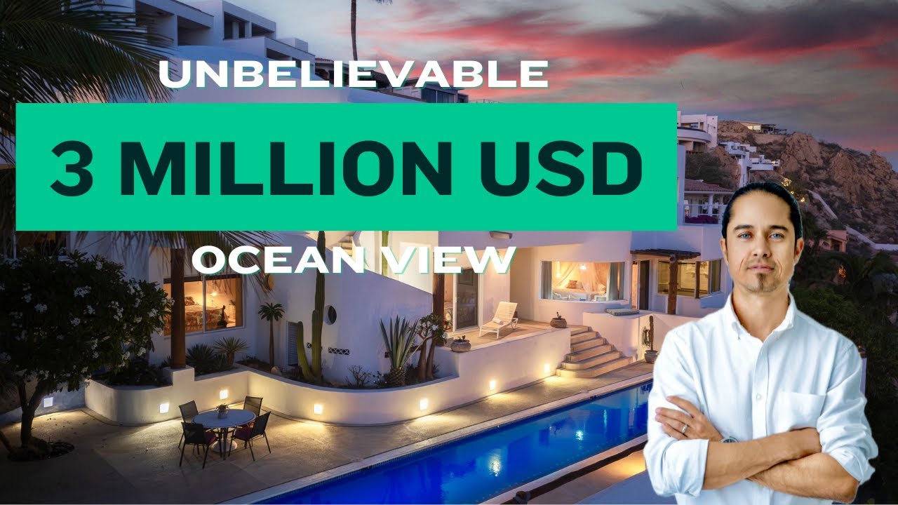 Most STUNNING Ocean Views From a Mexican Luxury Home! | Pedregal Houses For Sale