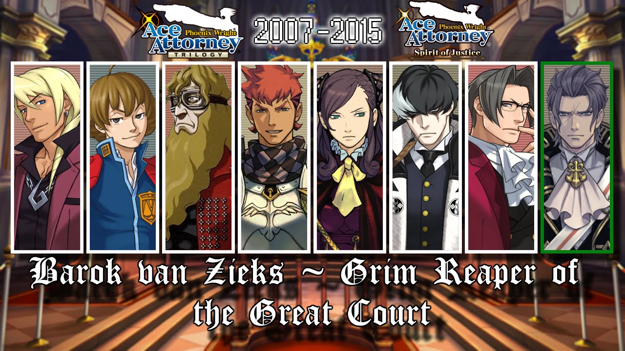 (Outdated) Ace Attorney: All Prosecutor Themes 2016