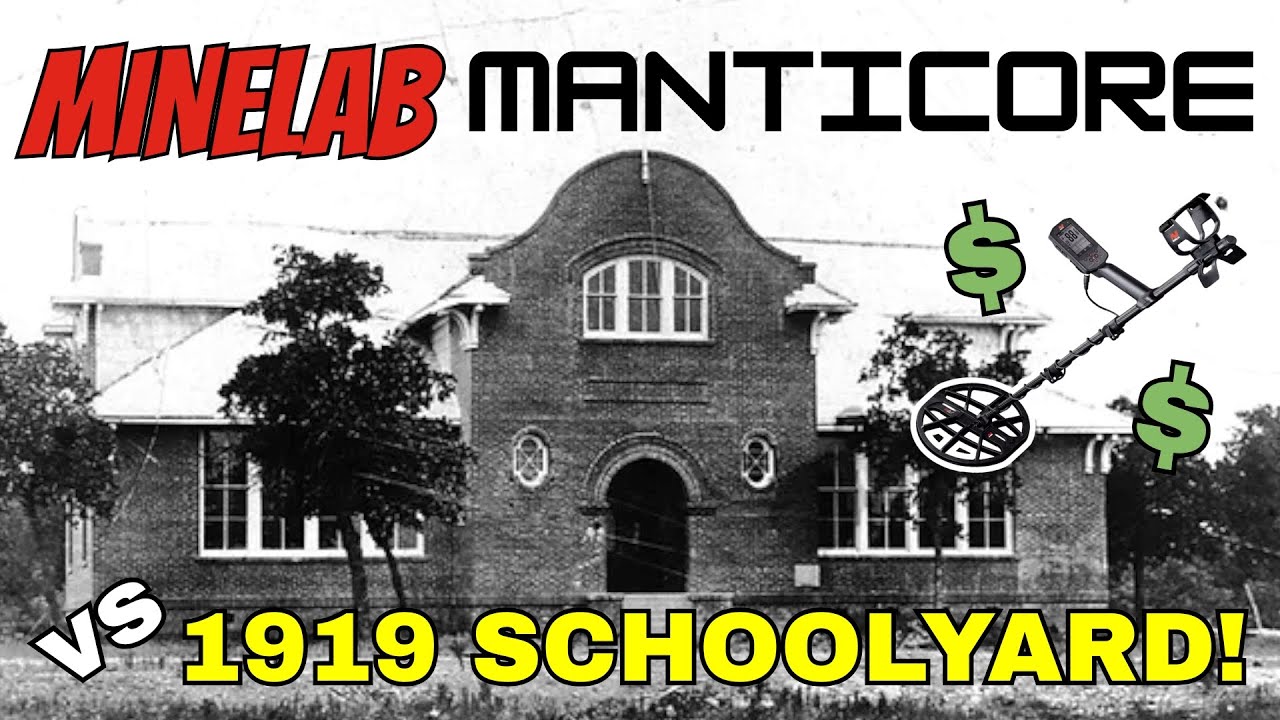 Minelab Manticore против школьного двора 1919 года! - Металлоискатель