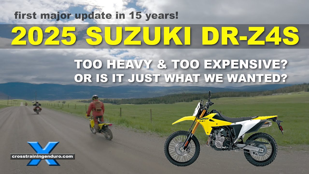 Updated 2025 DRZ400 too heavy & expensive or just right? DR-Z4S preview︱Cross Training Adventure