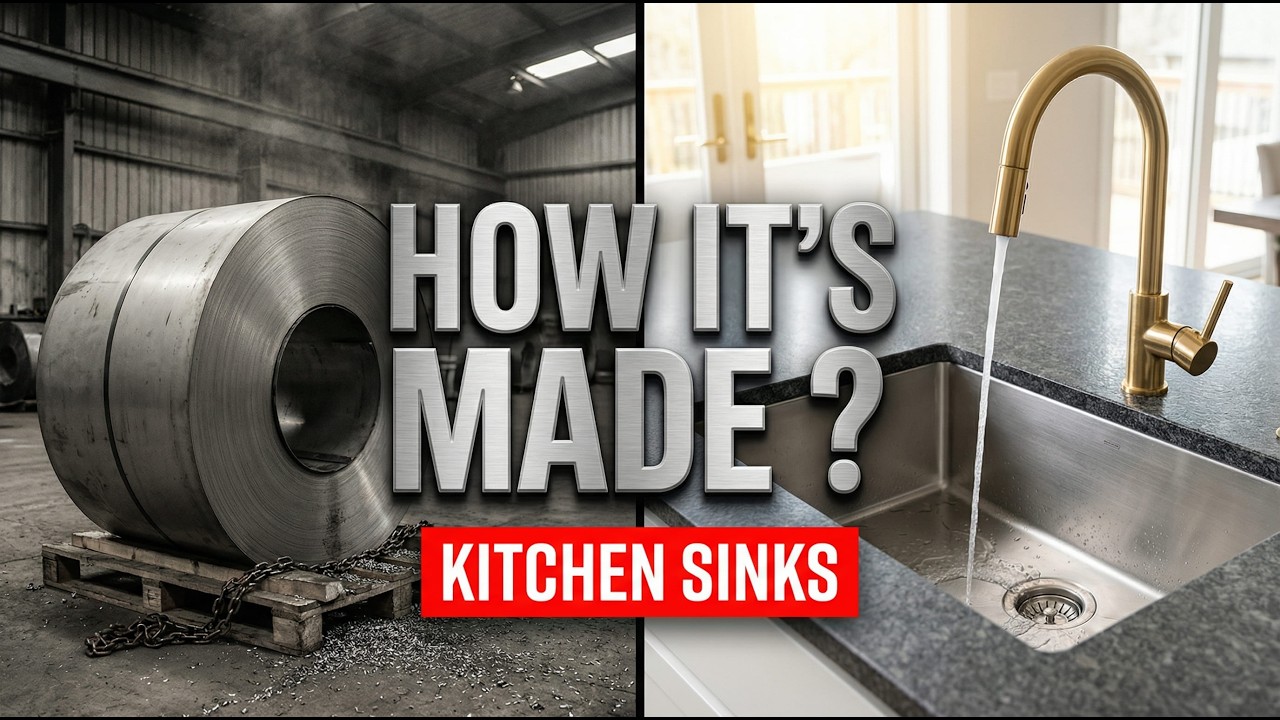 How kitchen sinks are made in india | factory tour by Bharat Buildcon