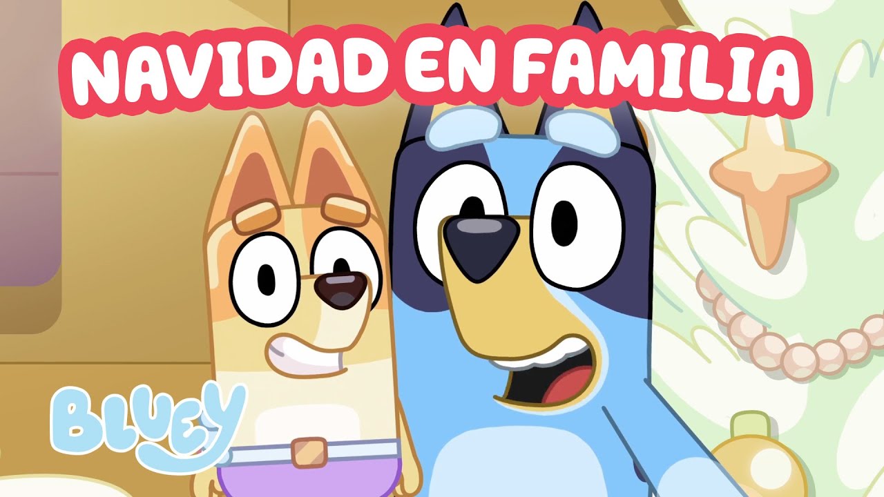Una Navidad en Familia con Bluey 🎄💙 | ¡Diversión Festiva con Amigos! 🎁 | Bluey Español Canal Oficial