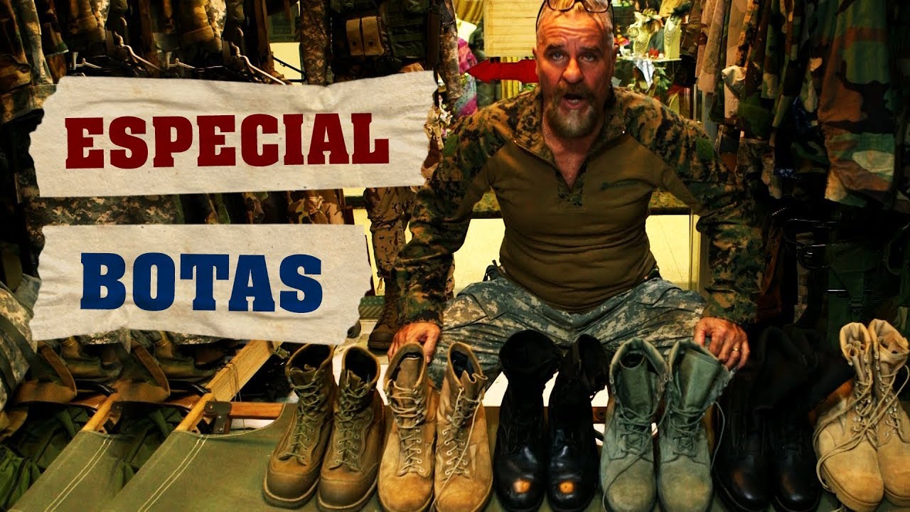 Especial de Botas Militares Americanas