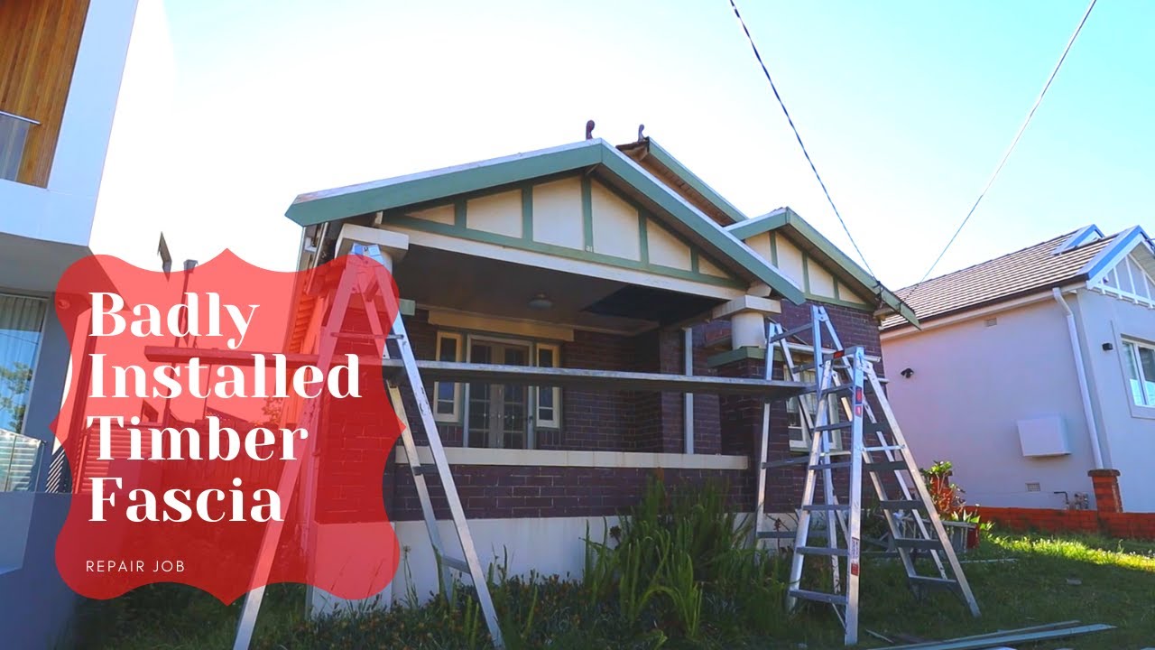 Repairing Badly installed Timber Fascia