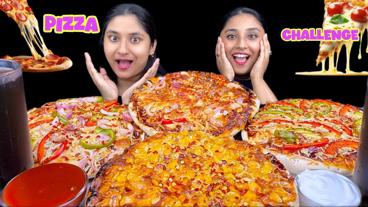 4X Fastest Pizza 🍕 Eating Challenge|Pizza Challenge|Pizza Competitions 