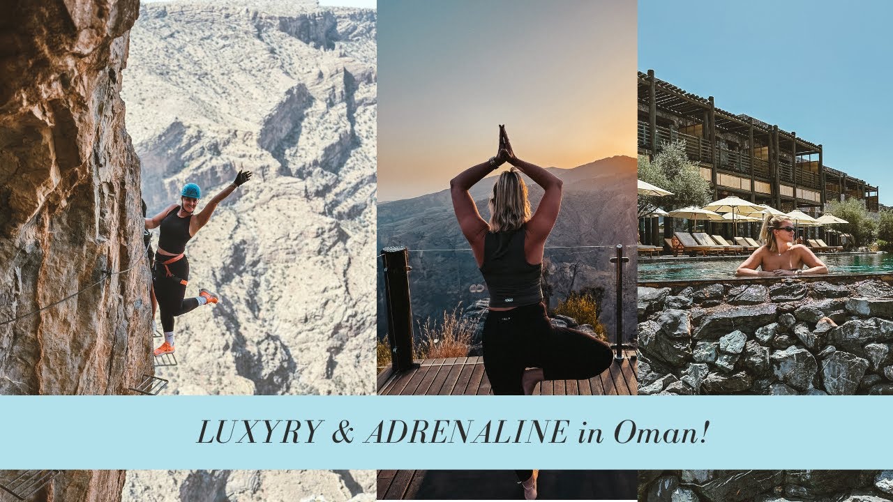 Luxury & Adrenaline in Oman | Alila Jabal Akhdar, Sunset Yoga & Via Ferrata Adventure!