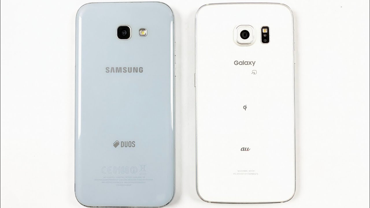 Samsung S6 Edge Vs Samsung A5 2017 Speed Test