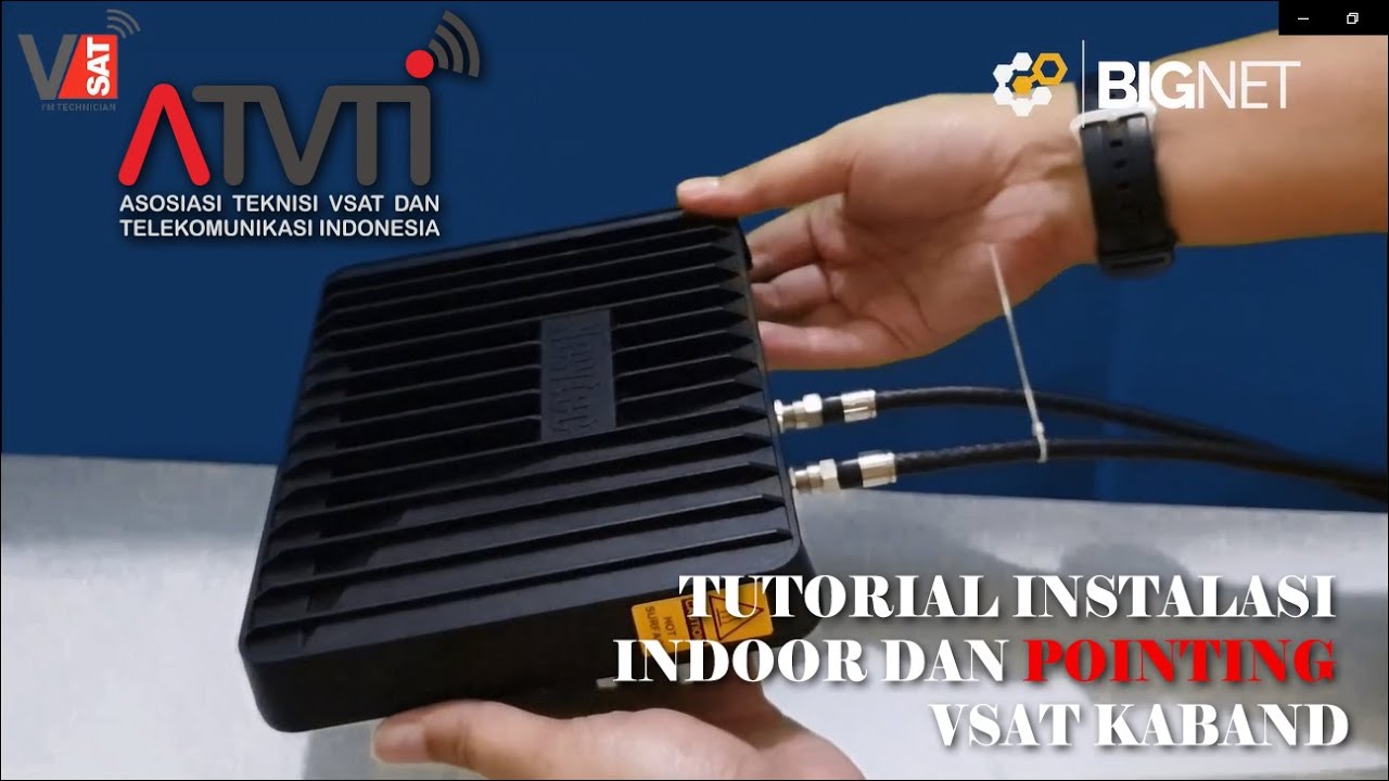 Tutorial Instalasi Indoor dan Pointing KA-BAND
