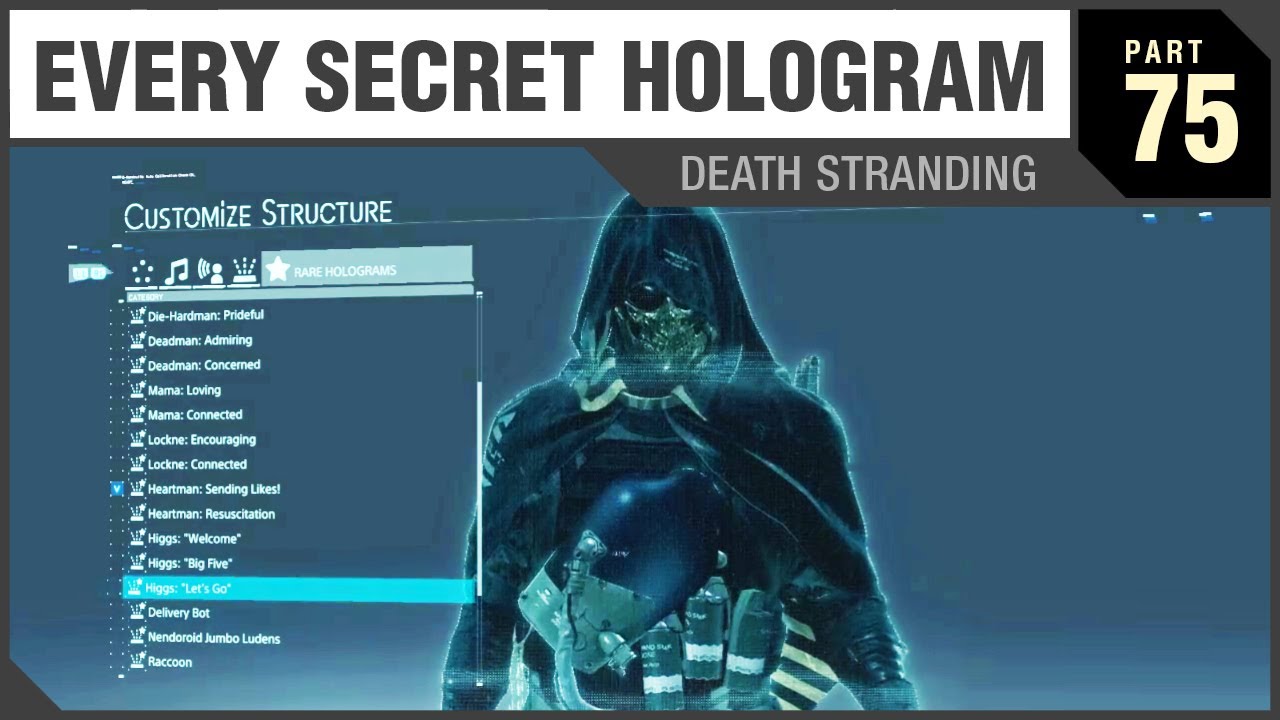 EVERY SECRET HOLOGRAM - Death Stranding - PART 75