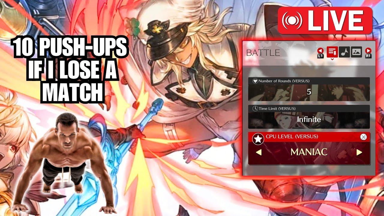 FIGHTING MANIAC CPU FOR 5 ROUNDS